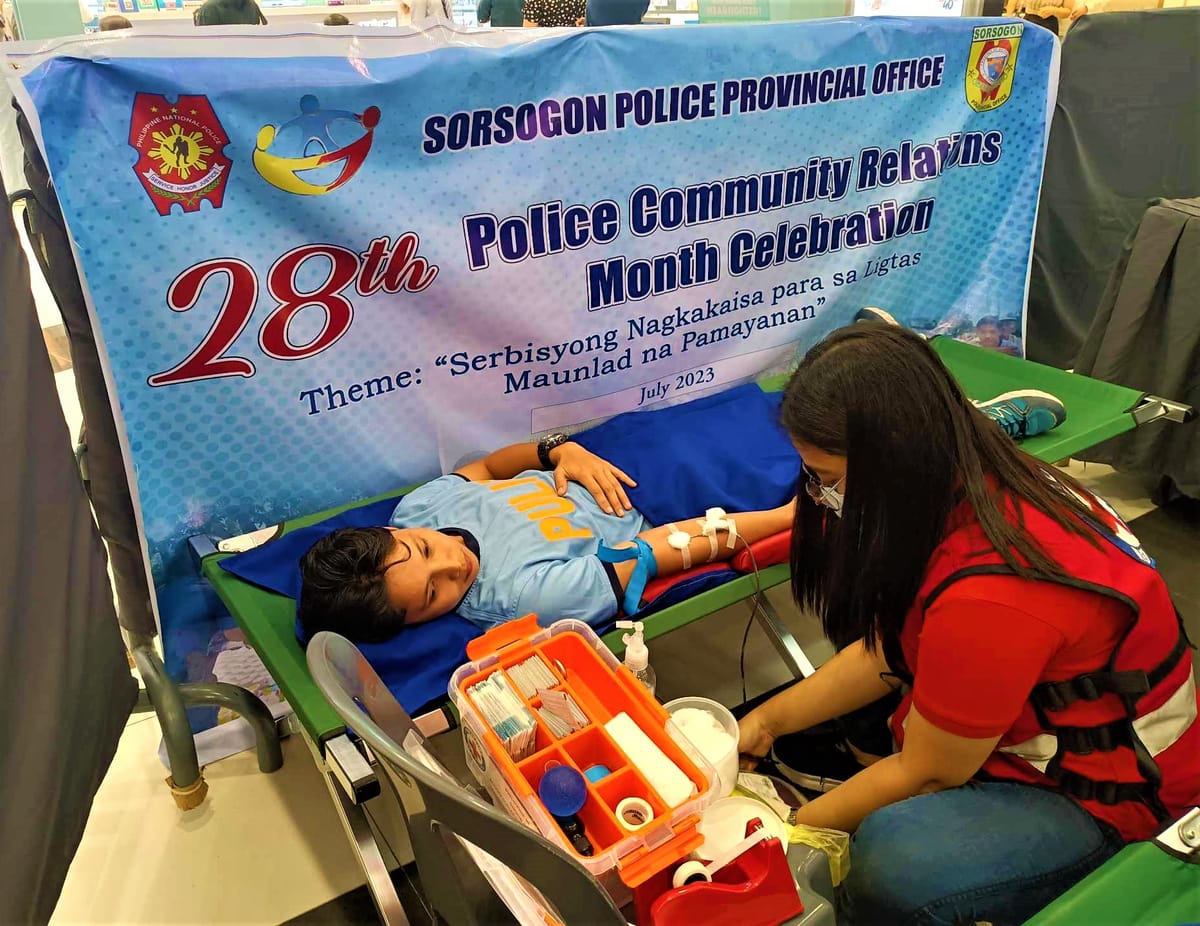 'BLOODLETTING ACTIVITY ISINAGIBO KAN SORSOGON PPO'