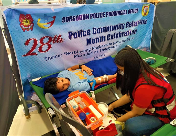 'BLOODLETTING ACTIVITY ISINAGIBO KAN SORSOGON PPO'
