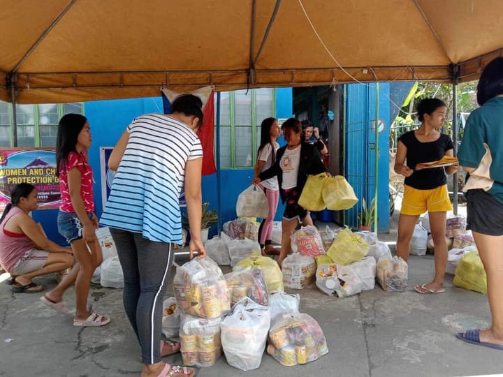 Relief operations for Mayon evacuees