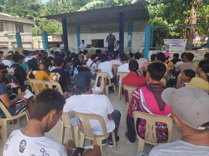 'VOTERS EDUCATION PROGRAM, ISINAGIBO KAN COMELEC SA MGA BARANGAY KAN SAN ANDRES, CATANDUANES'