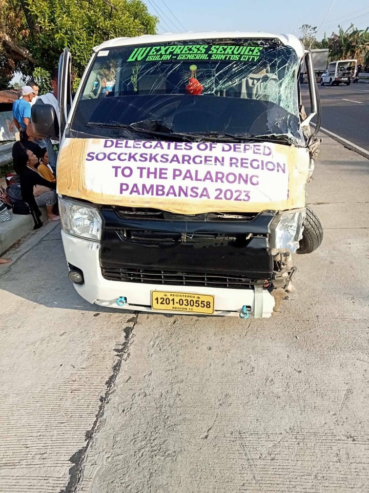delegates got into an accident in Pili, Camarines Sur