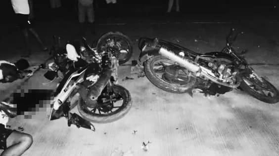 Sugatan ang nagkapirang indibiwal sa salpukan kan duwang motorsiklo sa Brgy. Casuna, Tigaon, Camarines Sur bandang alas 6:15 