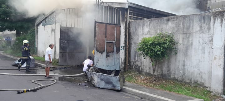 fire in Naga City