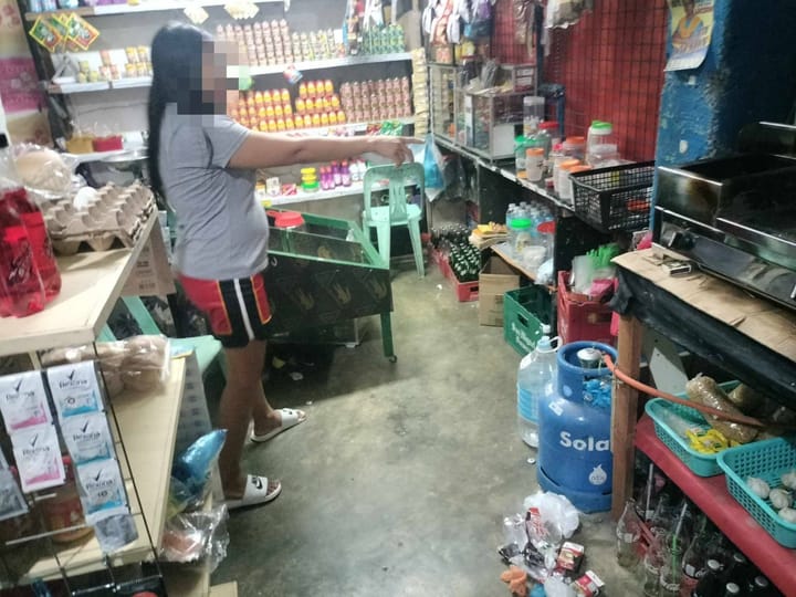 pagnanakaw sa Daet, Camarines Norte