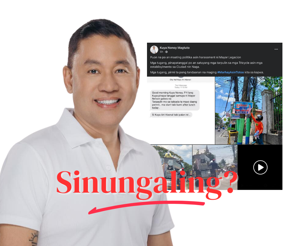 "Magin marhay, asin Magsabi nin Totoo" Simbag ni Mayor Nelson sa mga Patutsada ni Nonoy Magtuto